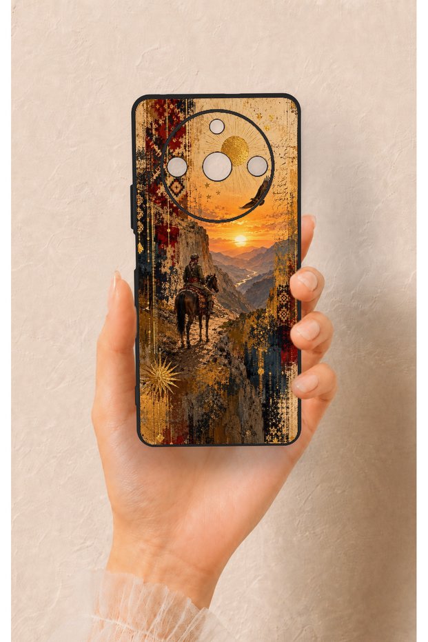 Realme 11 Pro Compatible Steppe Passenger Patterned Silicone Case