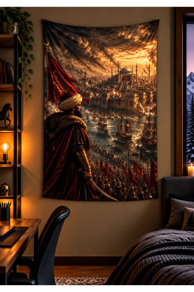 Ottoman Turkish Sultans Wall Covering Series |   Wall Tapestry
