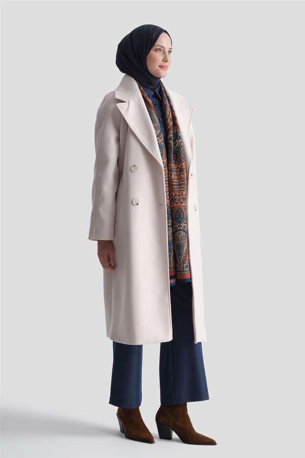 Reglan Sleeve Cashmere Coat Beige