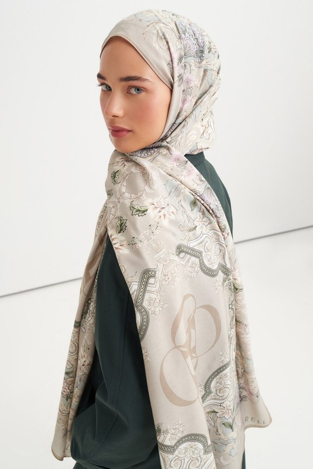 Bellora Pattern Reniva Tencel Shawl Cream