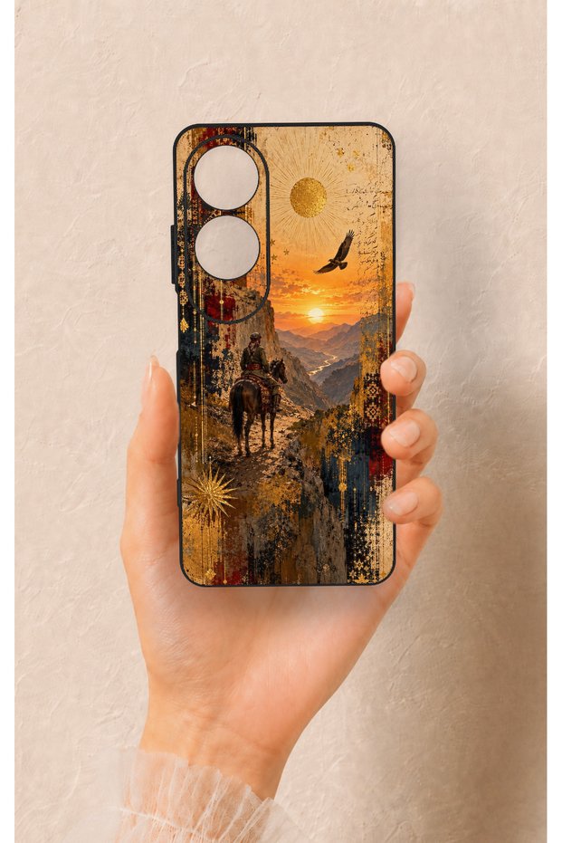 Oppo A60 Compatible Steppe Passenger Patterned Silicone Case