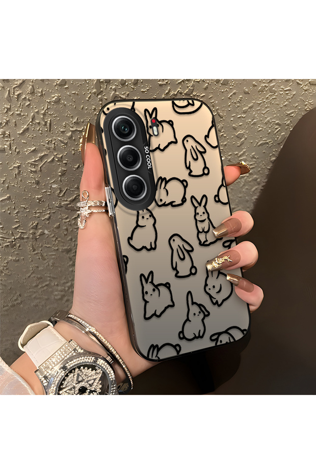 Tecno Camon 40 Pro 5g Compatible Children's Style Cute Rabbit Case, Comprehensive Protection, Responsive Keys