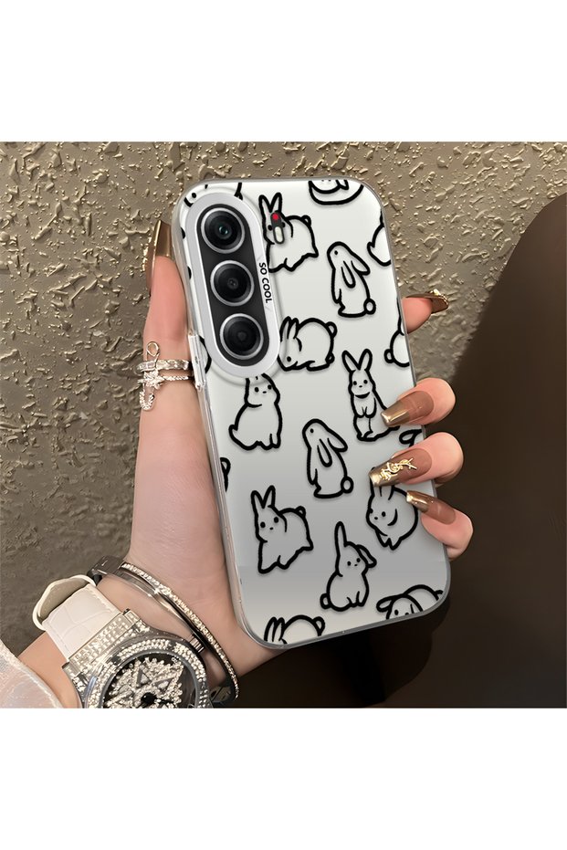 Tecno Camon 40 Compatible Children's Style Cute Rabbit Case, Comprehensive Protection, Responsive Keys