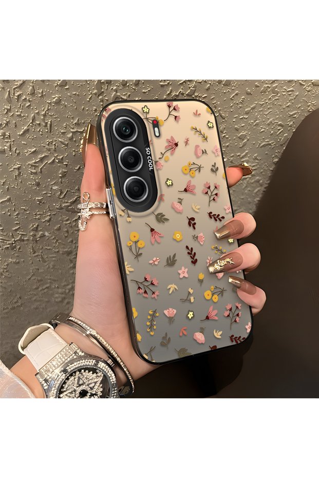 Tecno Camon 40 Pro 5g Compatible Simple Stylish Small Floral Pattern Phone Case, Shockproof
