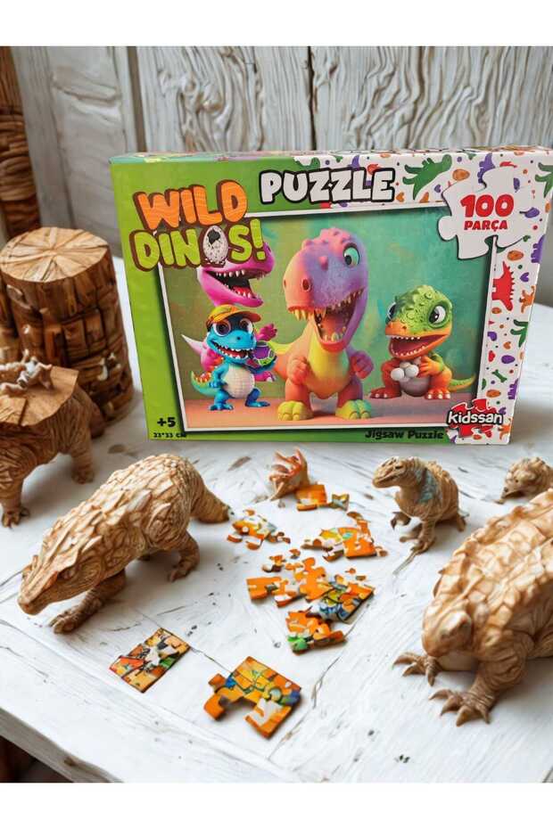 100 PARÇA PUZZLE-DİNO