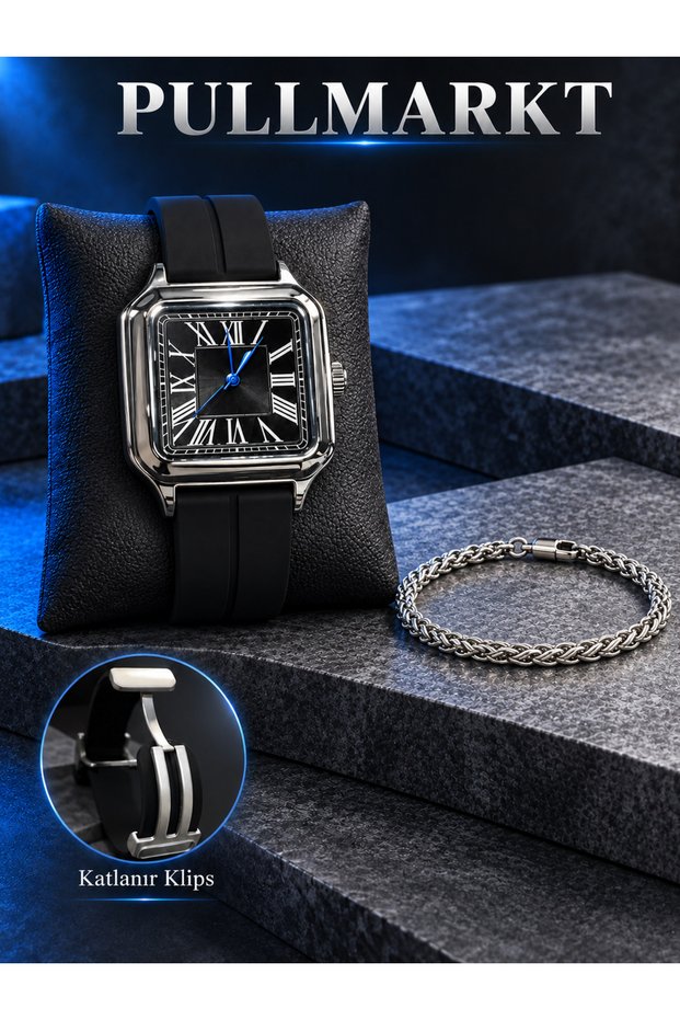 Bracelet + Men's Wrist Watch