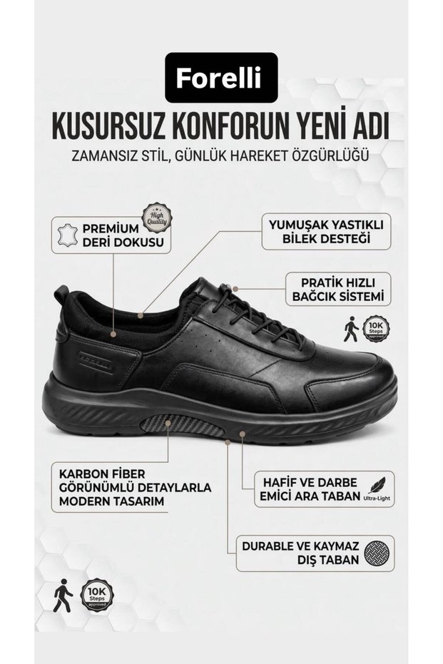 Men's winter waterproof non-slip genuine leather casual shoes orthopedic style