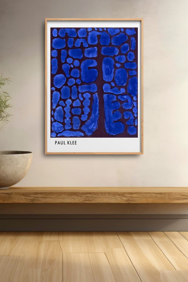 Paul Klee Late Evening View from the Forest Painting Framed Poster Modern Art Wall Decor Klee31