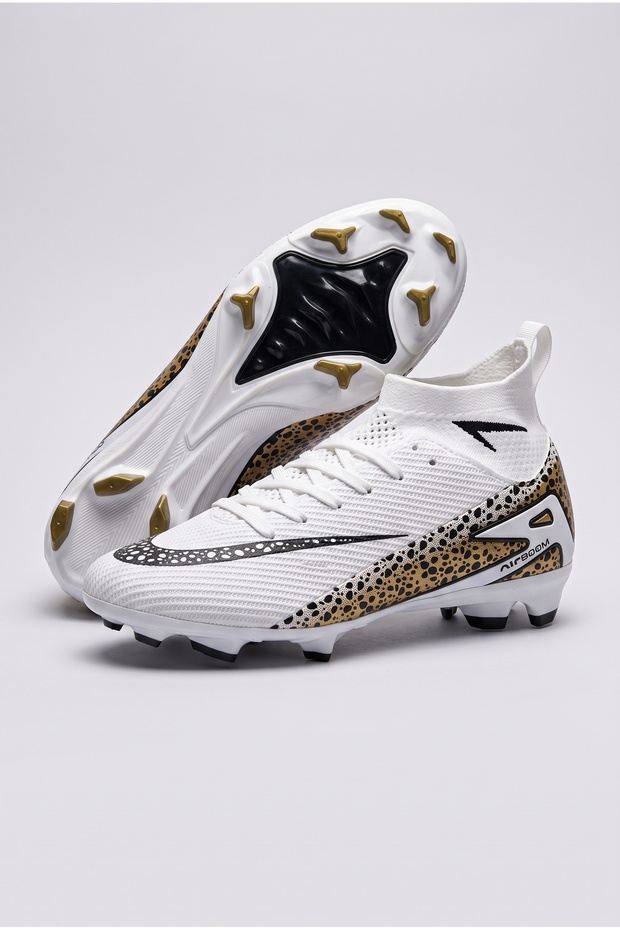 Air - Mg/Fg/Ag - Multi Ground Football Boots Soccer Shoes Youth Adult Kids All Numbers Trending Style with Socks Model