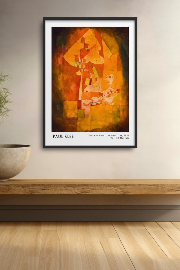 Paul Klee Painting the Man under the Pear Tree Framed Poster Modern Art Wall Decor Klee08