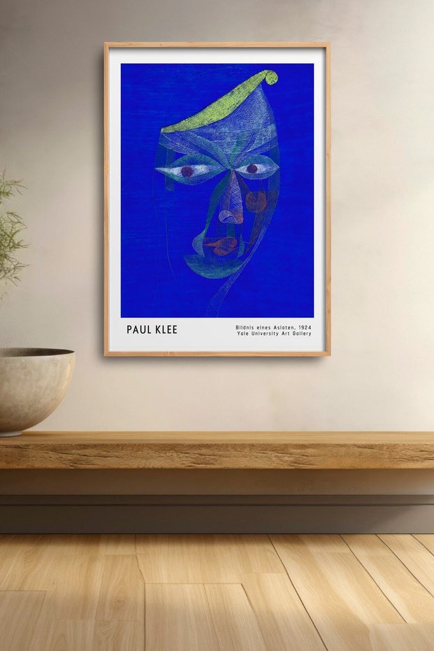 Paul Klee Portrait of an Asian Painting Framed Poster Modern Art Wall Decor Klee37