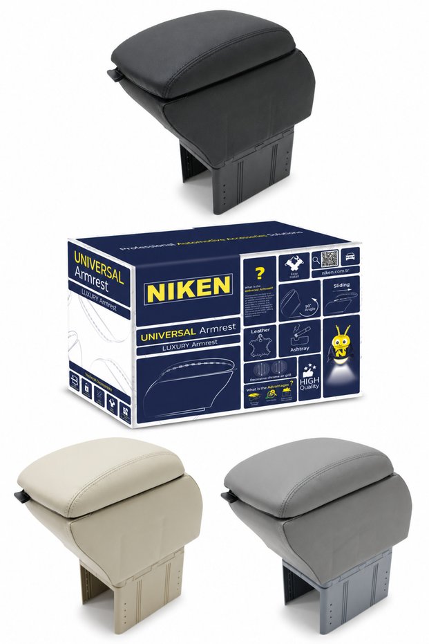 Universal Armrest Armrest Luxury Type Black - Beige - Gray