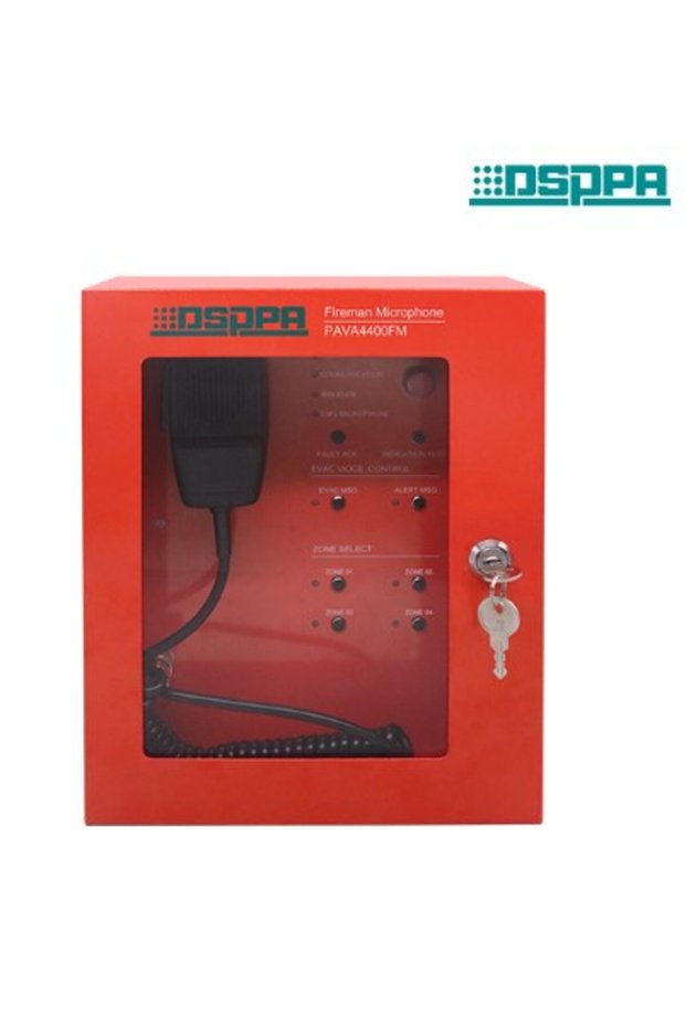 Firefighter Microphone PAVA4400, EN54 Certification