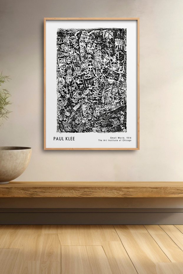 Paul Klee Small World Painting Framed Poster Modern Art Wall Decor Klee19