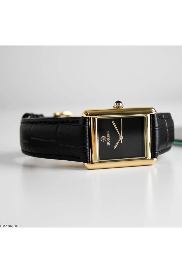 Hm29461S01-3 Leather Cord Men's Wristwatch