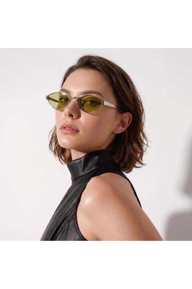 Vnt2114 C6 Olive Green Glass Sunglasses