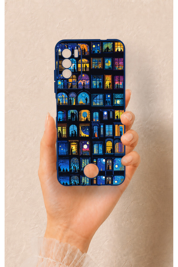 Reeder S19 Max Pro S Compatible Night City Stories Patterned Silicone Case