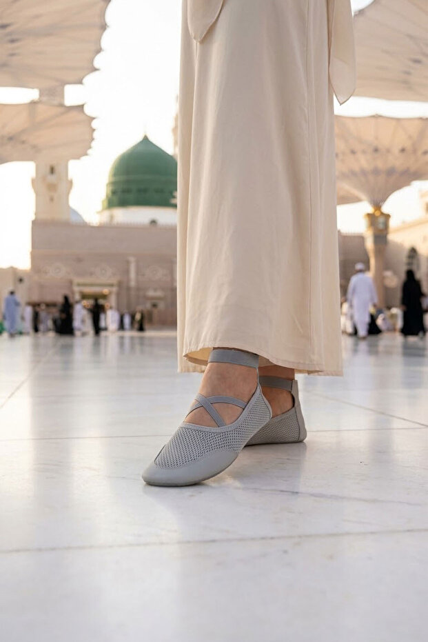 Thick Sole, Full Orthopedic Insole, Elastic Velcro, Easy to Wear, Hajj Umrah Tawaf Boots, Home Boots