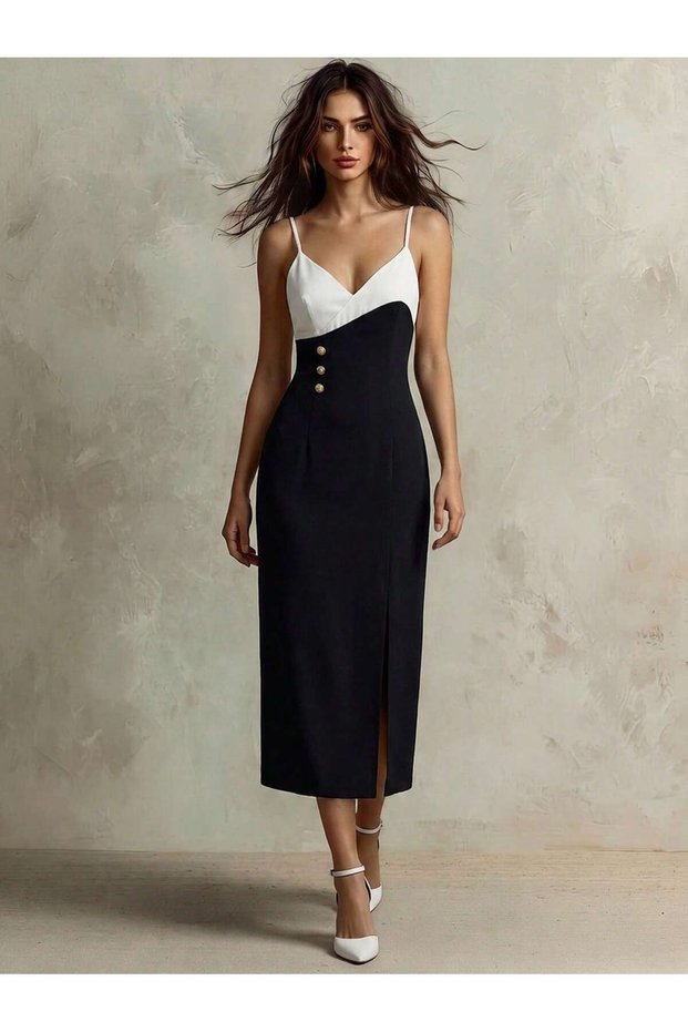 Rochie midi, negru