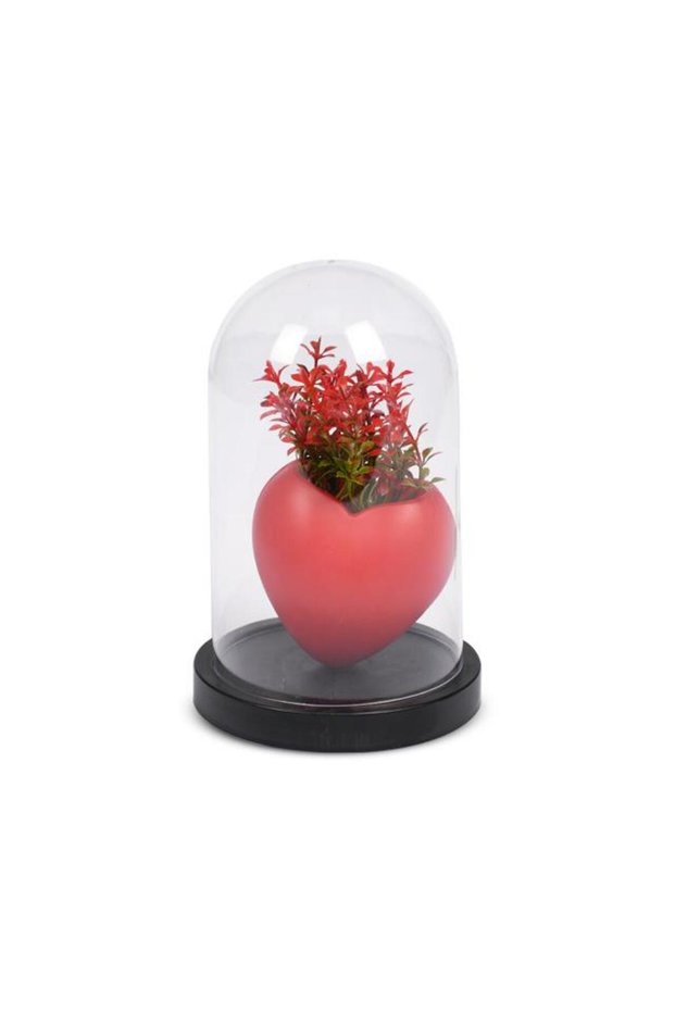 5753 Red Heart Fanus Flower 1 Piece