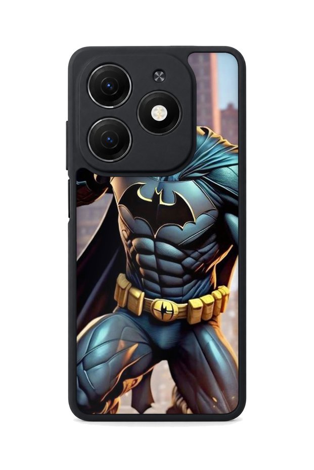 Spark 20 Compatible Printed, Matte Black, Soft Silicone, Protective, Shock Absorbing Cover, Case