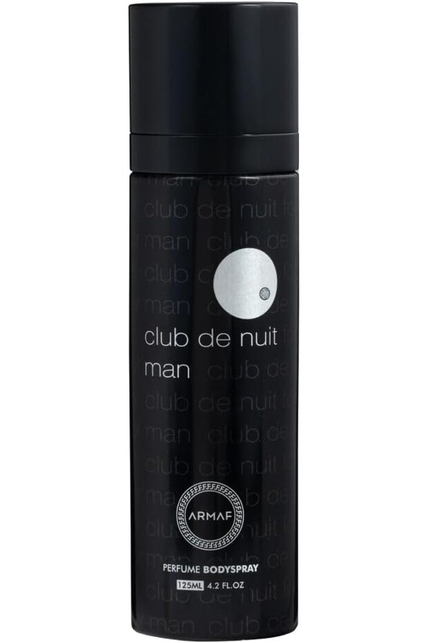 Club De Nuit Man Perfume Body Spray for Men 125ml, Long Lasting Deodorant for Man, Woody & Spicy Fragrance with Amber, Leather & Patchouli