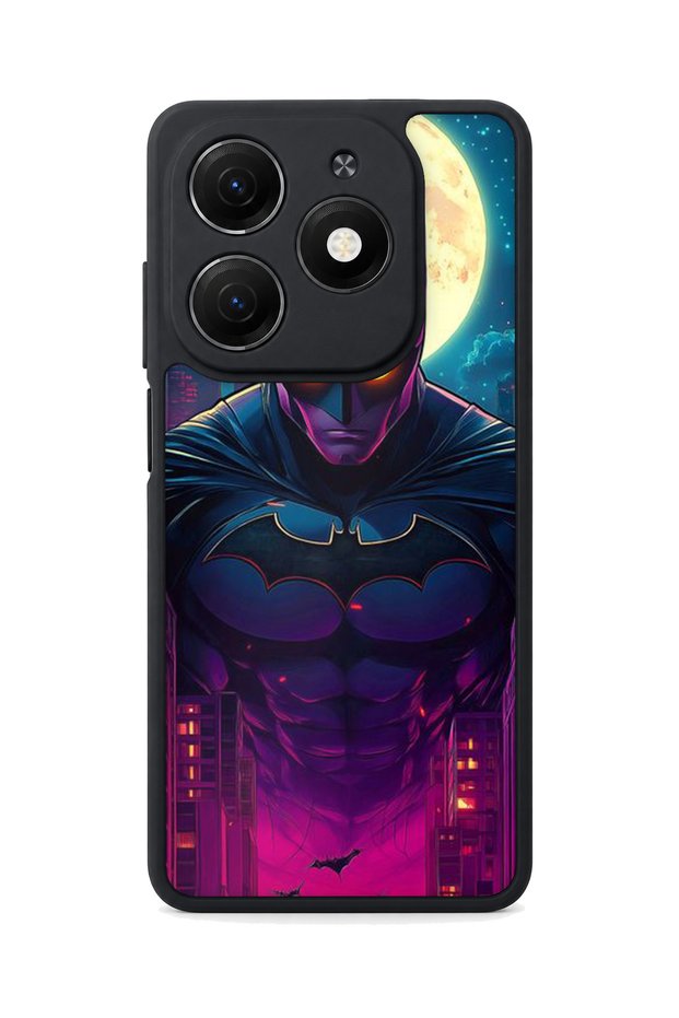 Spark 20 Compatible Printed, Matte Black, Soft Silicone, Protective, Shock Absorbing Cover, Case