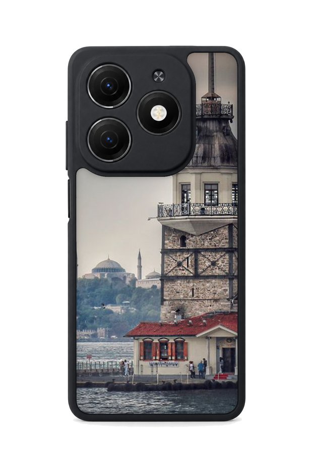 Spark 20 Compatible Printed, Matte Black, Soft Silicone, Protective, Shock Absorbing Cover, Case