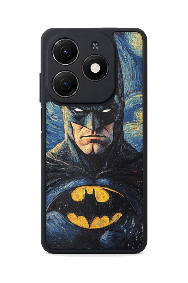 Spark 20 Compatible Printed, Matte Black, Soft Silicone, Protective, Shock Absorbing Cover, Case