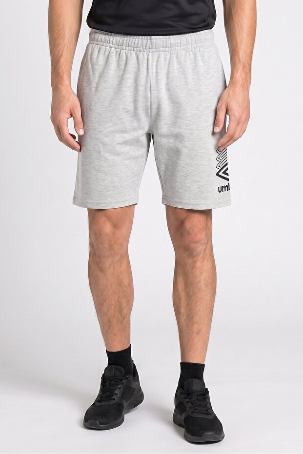 Men Brand Logo Outdoor Shorts, Grey