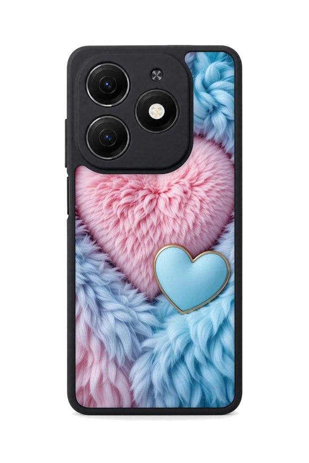 Spark 20 Compatible Printed, Matte Black, Soft Silicone, Protective, Shock Absorbing Cover, Case