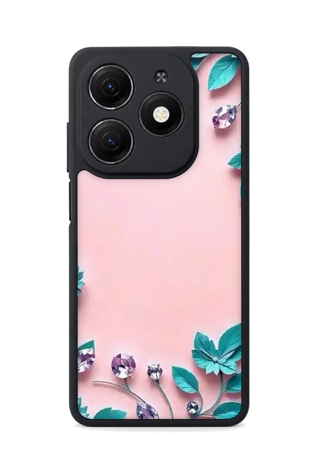 Spark 20 Compatible Printed, Matte Black, Soft Silicone, Protective, Shock Absorbing Cover, Case