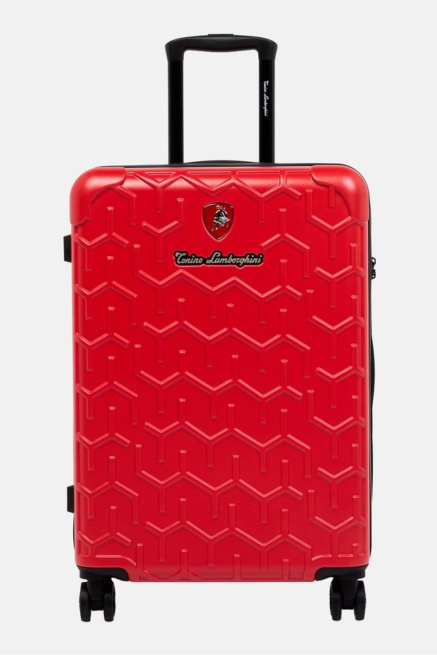 29 Inch Hardshell Check In Spinner Luggage, Red