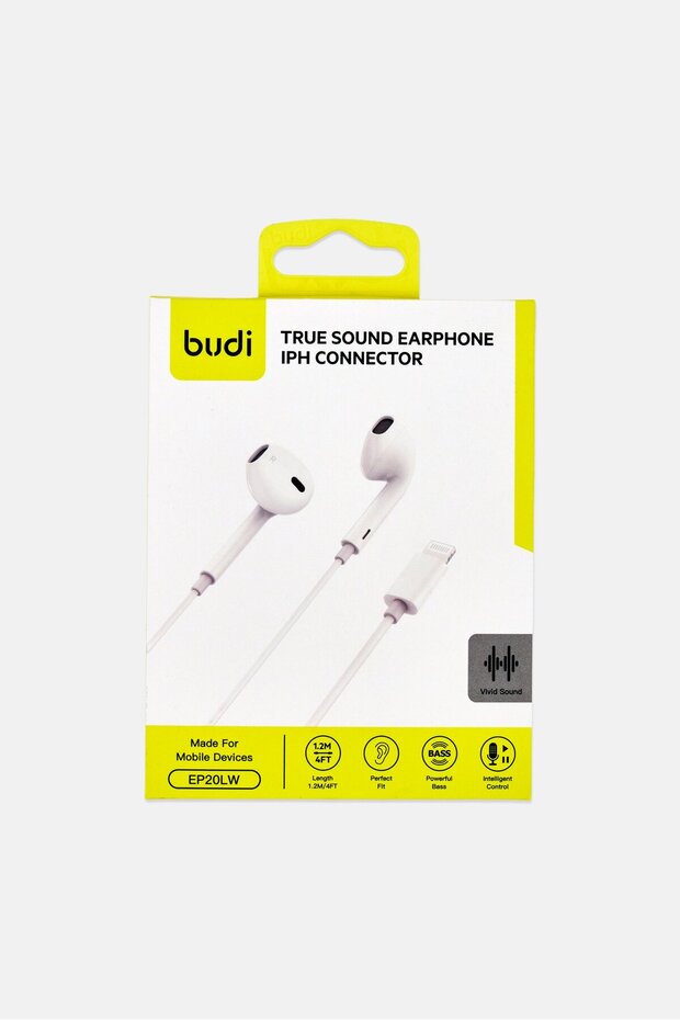 True Sound Earphone Iph Connector, White