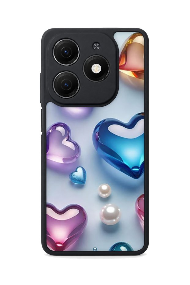 Spark 20 Compatible Printed, Matte Black, Soft Silicone, Protective, Shock Absorbing Cover, Case