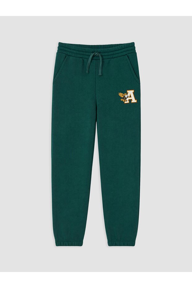 Ozmarka New Season Green Boys' Thick Jogger Sweatpants