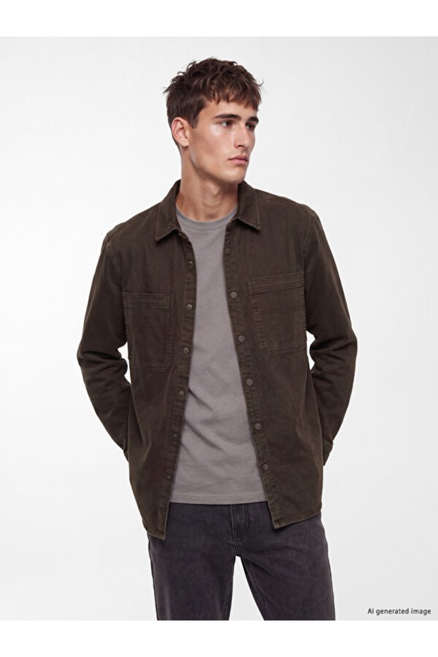 I Standart Fit Men's Jean Shirt from Freezen Store