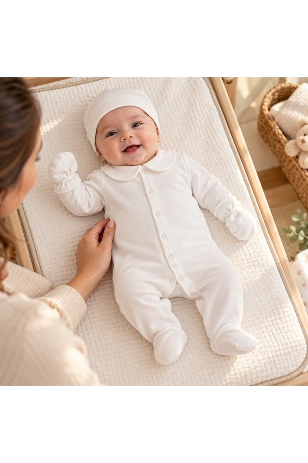 Baby Collar Baby Romper Set