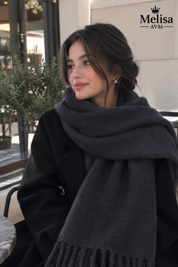 Puffy Soft Textured Women's Scarf Shawl Shoulder Wrap
