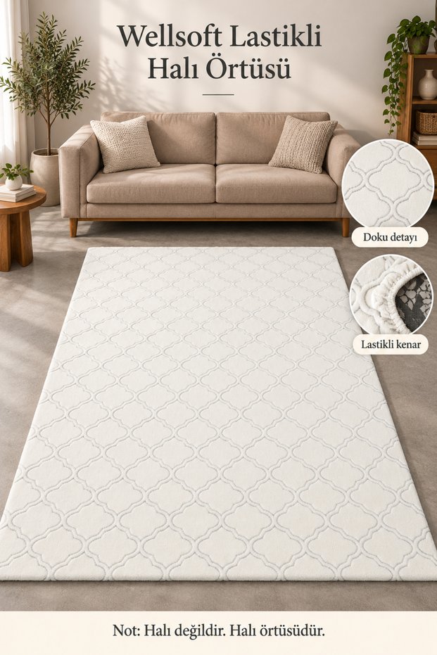 Elastic Wellsoft Rug Cover | Decorative, Washable – Not a Rug