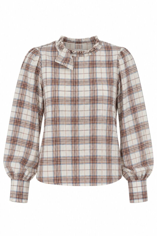 Stone Collar Bow Detailed Shirt - 2Y507