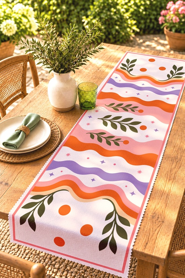 It's Okay Patterned Runner / Tablecloth / Placemat