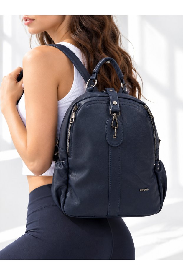 Washable Soft Leather Large Size Luxury Design Backpack Size: 35 X 31 cm Shopper