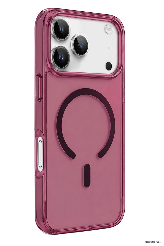 Zngzrmll Newface iPhone 18 Pro Pc Real Magsafe Cover (223854) - Claret Red