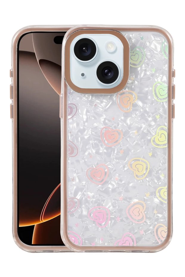 Zngzrmll Newface iPhone 14 Lumi Patterned Cover - (222024) Desert Titanium