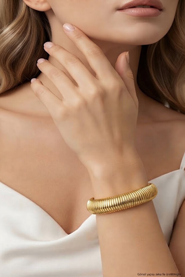 Gold Color Mica Bracelet