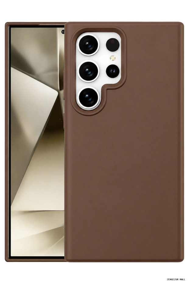 Zngzrmll Newface Galaxy S24 Ultra Case First Silicone (221027) - Brown