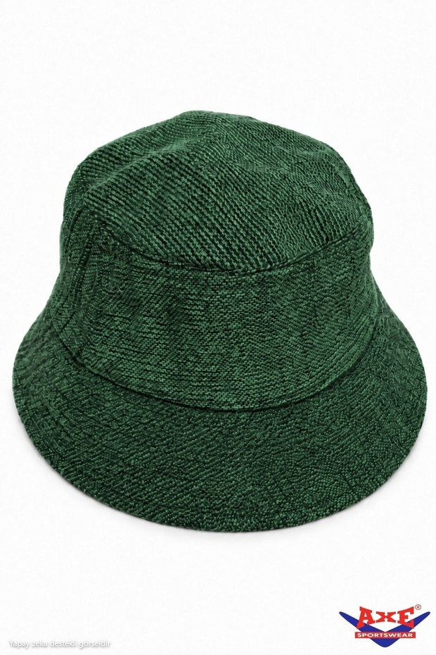 Dark Green Cashmere Bucket Hat Basic Bucket Fisherman Hat Casual Stylish Hat Autumn Winter