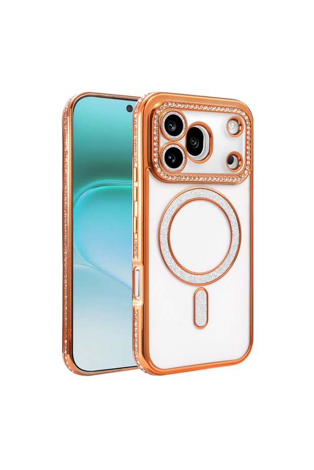 Huawei Honor 600 Pro Joke Simli Magneticsafe Case - Orange