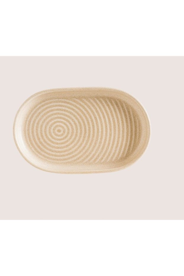 Tabak evi porcelain mirage ripple oval plate 15cm single